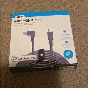 Piston Connect XL90 Gray USB Type-C to Lightning Cable
